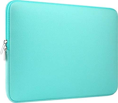 15.6 Inch Laptop Sleeve Computer Case Bag Cover Compatible for All 15-15.6 inch Laptop Apple 15.4" MacBook Pro or with Retina 2015 and Before Microsoft Surface Book 2 Hp Dell etc(Turquoise)