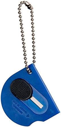 18 pack Mini Portable Utility Office Keychain with auto Retractable Blade Pocket Knives Letter Opener Small Box Cutter(Blue)