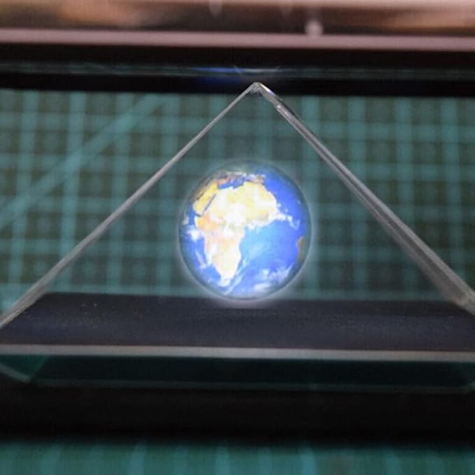 Smartphone Hologram Projector, 3D Holographic Display Stand 3.5-6inch Mobile Phone Hologram Projector Bracket (Cylindrical )