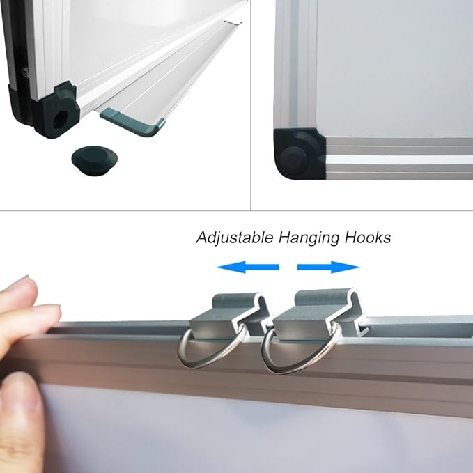 XIWODE Large Magnetic Dry Erase Board,Whiteboard for Wall, 36 x 72 inches, Whiteboard Marker Board Writing Board,Silver Aluminum Frame, Durable,Whiteboard for Home School & Office