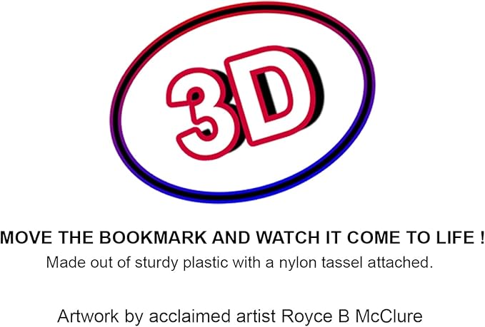 3D Bookmarks Featuring The Artwork of Royce B Mcclure (Kaleidoscope)