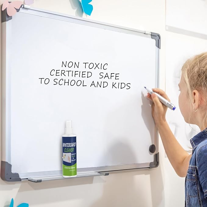 24 Pack Whiteboard Cleaner 8.5oz Dry Erase Board Cleaner White Board Cleaning Spray Dry Erase Cleaner Spray Removes Stubborn Marks from Whiteboard Chalkboard