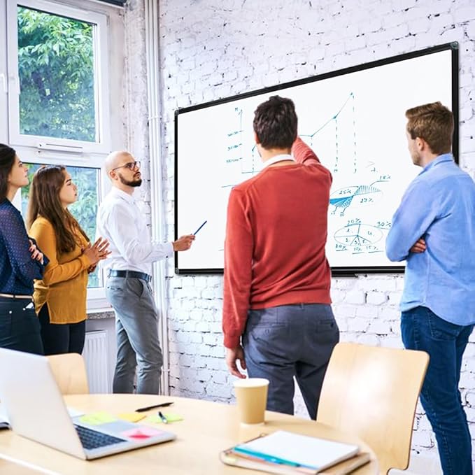 XIWODE Large Magnetic Dry Erase Board,Whiteboard for Wall, 36 x 72 inches, Whiteboard Marker Board Writing Board,Black Aluminum Frame, Durable,Whiteboard for Home School & Office