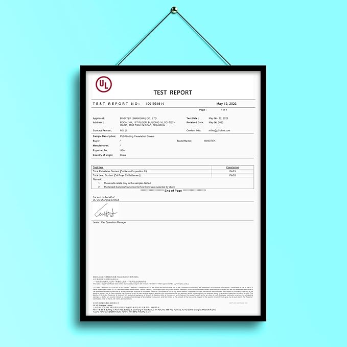Binditek 50 Pack 12 Mil Sand-Textured Polycover - Plastic Binding Cover for Letter Size - Business Reports and Proposals - Lightly Textured Sand Finish - Square Corners, Un-Punched, Black