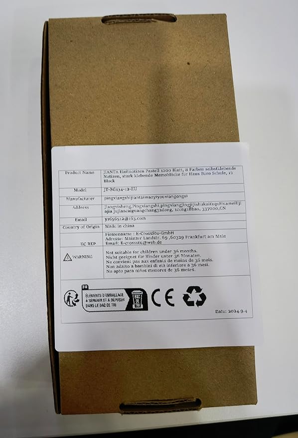 12 Pack Sticky Notes 3x3 Inches, 8 Bright Colors Self-Stick Notes, Strong Adhesive Sticky Memo Pads forHome Office School, 100 Sheets/Pad