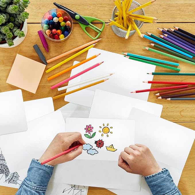 120 Pcs Dry Erase Index Cards Notecards Blank Reusable Flash Cards Sheets Game Cards Study Business Note Cards for School Office Housework Taking To Do List (White, 4×6 Inch)