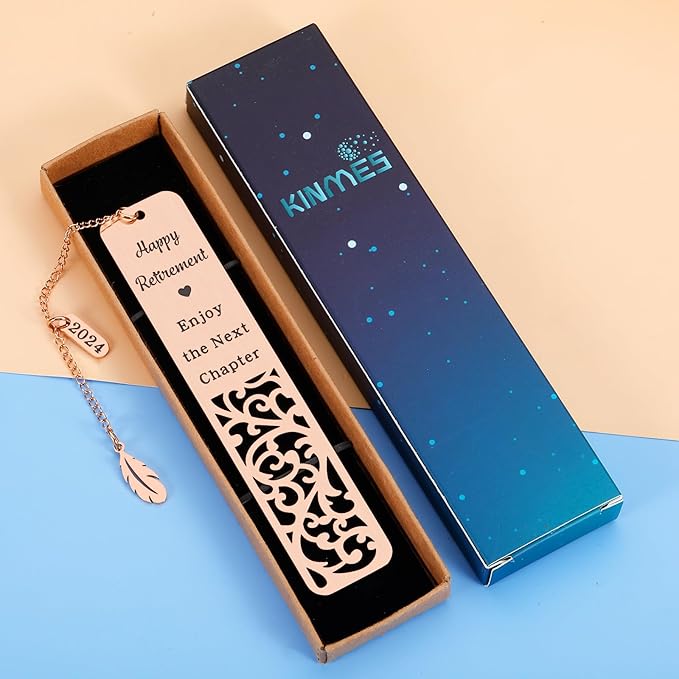 Manager Retirement Gift for Women, Retirement Gifts for Woman, Teacher Retirement Gifts for Women, 2024 Happy Retirement Bookmark Gift for Women Female Teacher Coworker Enjoy The Next Chapter Bookmark