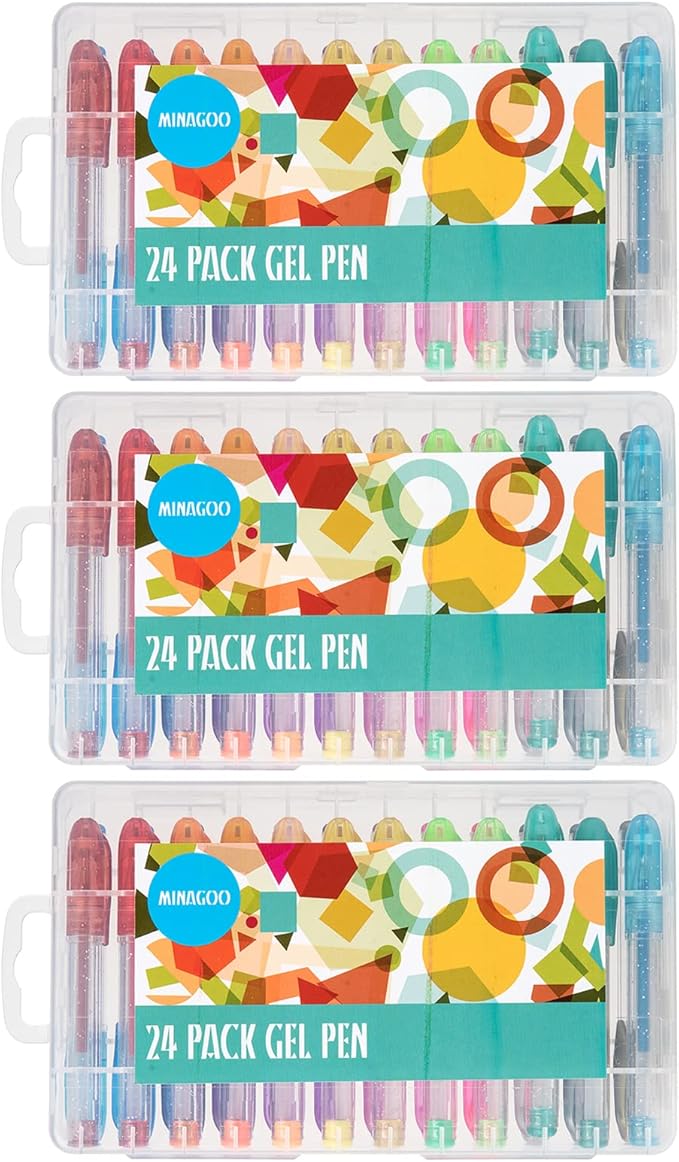 24 Pack Mini Glitter Gel Pen,Tiny Pens for School,Office and Home… (3)