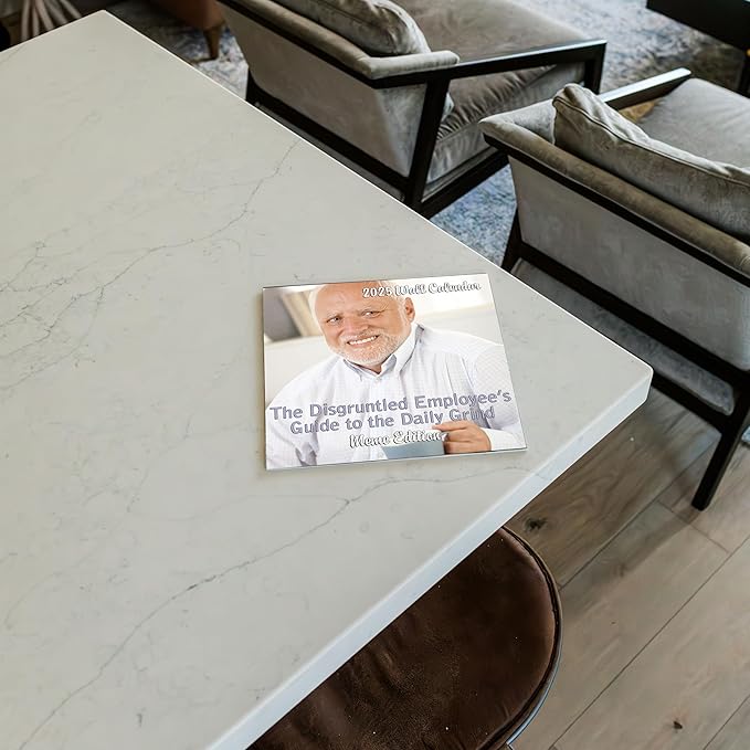 2025 Demotivational Calendar - Meme Edition of The Disgruntled Employee's Guide to the Daily Grind Monthly Wall Calendar | 12 x 24 | Funny Work Calendar