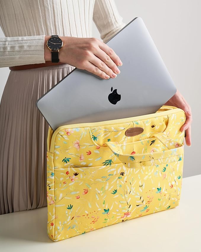 Maison d'Hermine Laptop Bag upto 13.5 inch Stain and water repellent Cotton canvas - Colmar