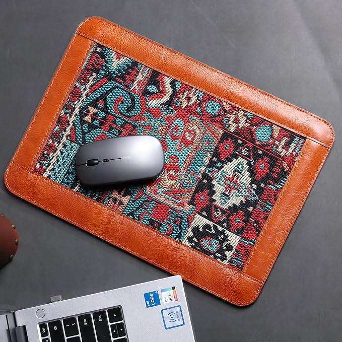 15 Inch Laptop Sleeve for MacBook Air 15 M3 Laptop Case,Genuine LeatherLaptop Cover for MacBook Air 15 M2 (2023),Laptop Protective Pouch Compatible All 14 Inch Laptop,Brown