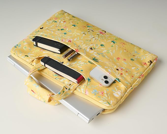 Maison d'Hermine Laptop Bag upto 13.5 inch Stain and water repellent Cotton canvas - Colmar