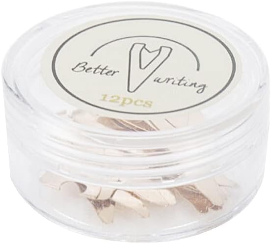 24 Pieces Rose Gold Book Darts Metal Bookmarks Small Book Line Markers Page Markers Clips with Plastic Storage Box for Teachers, Students, Readers