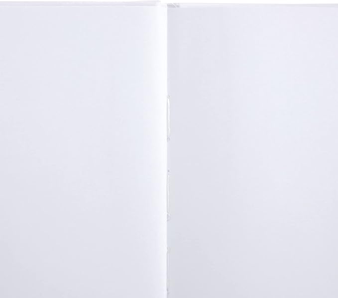 3 Pack 7x10 inch White Blank Hardcover Books for Kids to Write Stories, Unlined Scrapbook and Journal - 18 Sheets/36 Pages Each