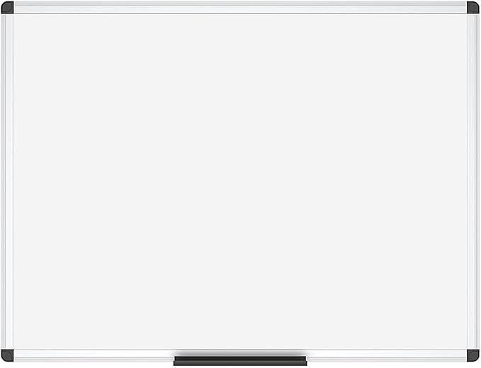 VIZ-PRO Dry Erase Board/Whiteboard, Non-Magnetic, Pack of 3, 24 X 18 Inches, Wall Mounted Board for School Office and Home