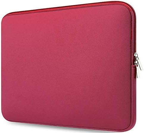 13" 14" Laptop Sleeve Case Bag Compatible with 13-14 Inch MacBook Air/MacBook Pro, MacBook Sleeve, Microsoft Surface Sleeve,14" Hp Dell Lenovo Laptop Sleeve Neoprene in Rose Red