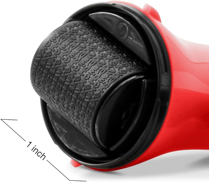 Wide Advanced Roller Stamp by Guard Your ID for Identity Theft Protection, As Seen on TV (3-Pack, Mixed Colors: Turquoise, Black, Red)