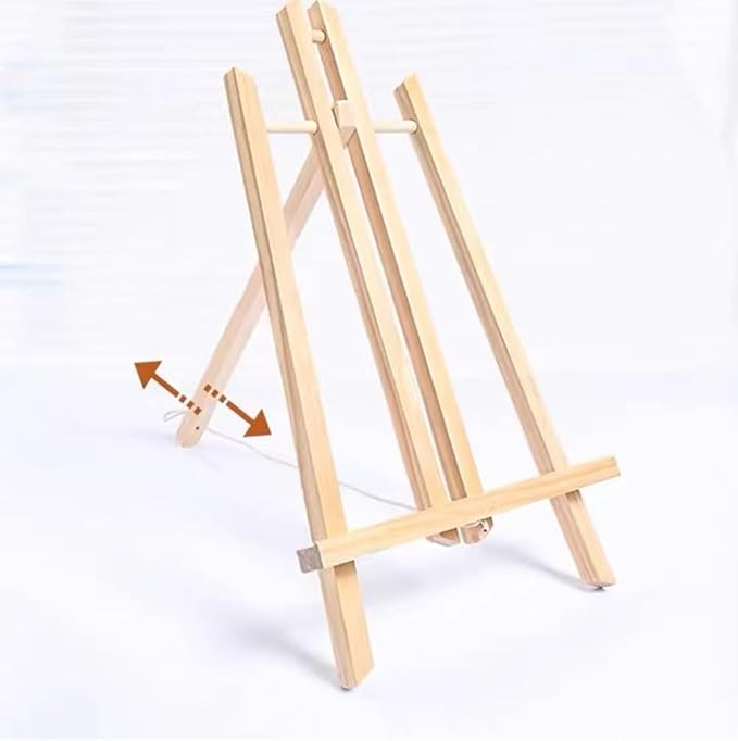 2PCS 17 Inch Desktop Easel, Party Easel, Wooden Easel - Versatile Tabletop Art Display Stand for Creative Projects and Events
