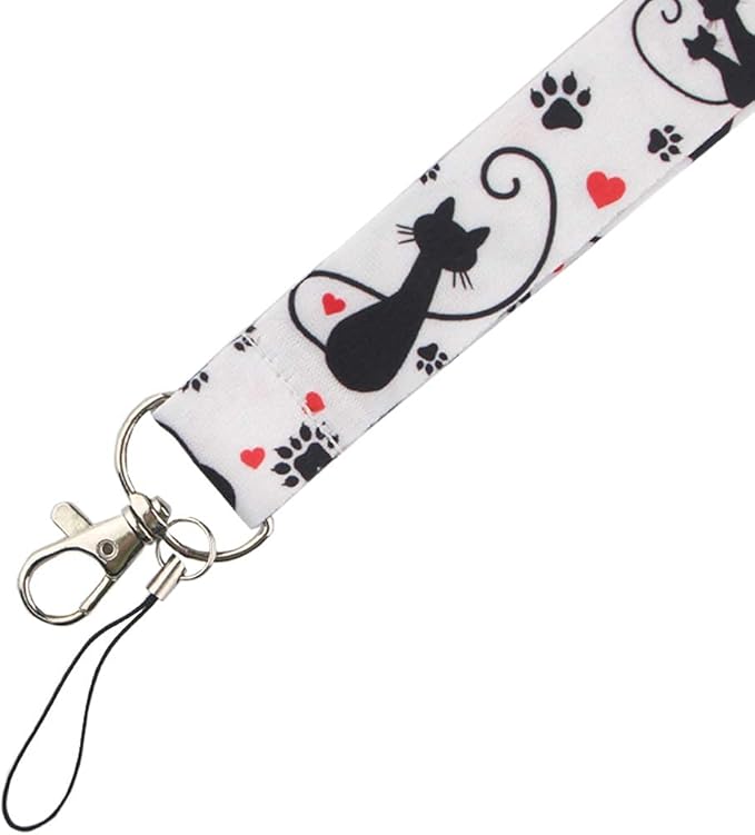 Yiflin Cute Neck Lanyard for Keys, Wallet, Id Card Holder, Cool Keychain Lanyard for Women, Men, Teacher