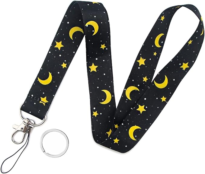 Yiflin Cute Neck Lanyard for Keys, Wallet, Id Card Holder, Cool Keychain Lanyard for Women, Men, Teacher