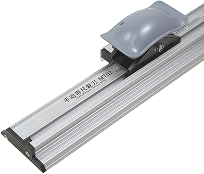 Manual Table Top Heavy Duty Paper Trimmer - 63" (1600mm) - Aluminum Grade Board Cutter with Standard Ruler Marks - Easy Storage and Lightweight Paper Panel Cutters for Ads Board Decor