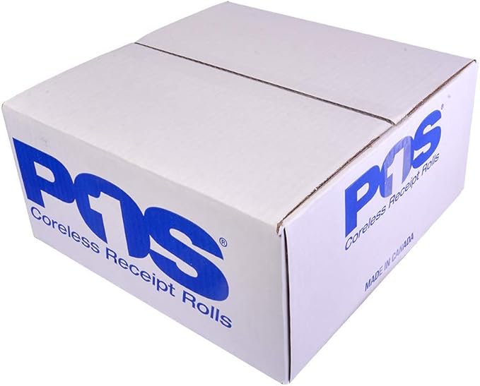 2 1/4 x 24 feet x 128 rolls CORELESS BPA Free Thermal Paper Rolls for Poynt and Pidion Thermal Receipt Printers. 22mm diameter