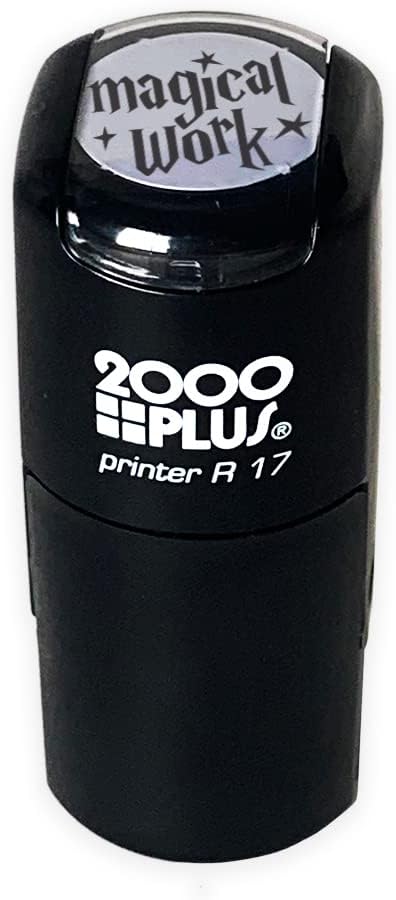 Magical Work! Stamp / 2000 Plus Self Inking Teacher Stamper/Black Ink Worksheet Stamp
