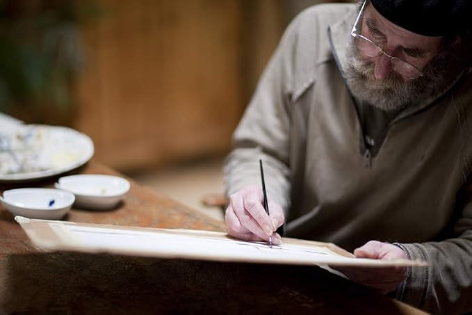 21Pcs Paint Brush Set, 15 Oil Paint Brushes, Paint Palette, Palette Knife, Sponges, Standing Organizer, Professional Artist Paint Brushes for Acrylics, Watercolors, Gouache, Canvas and Face Painting