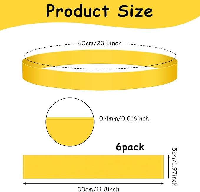 6 Pack Chair Bands for Kids with Fidgety Feet, ADHD Tools for Kids, ROOKEA Sensory Room Must Haves for Adhd Kids Fidget Chair Bands Autism Classroom Must Haves ADHD Tools for Classroom Home Chairs