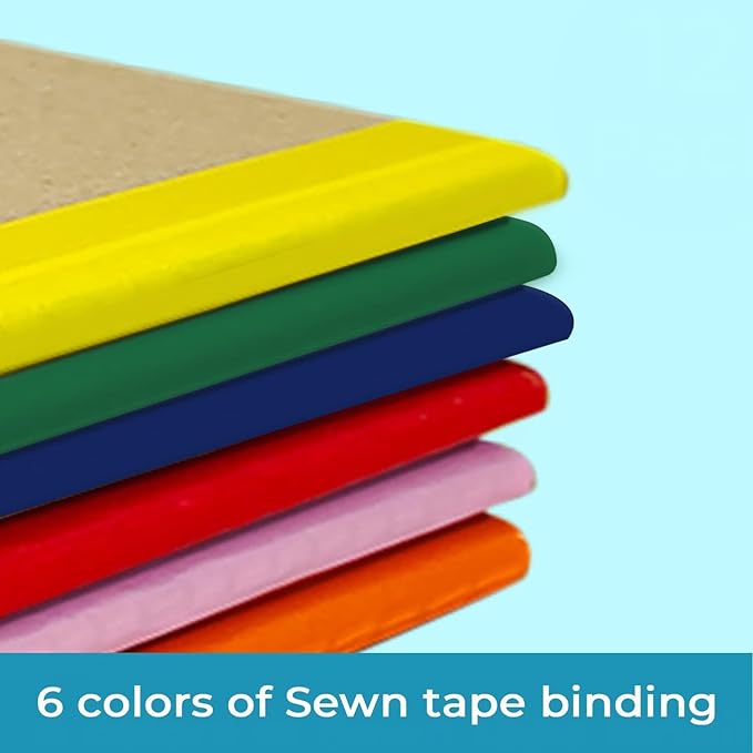 12 Pack Graph Paper Notebook, No Bleed, Extra Pages - 120 Pages (60 Sheets), Softcover Kraft Journal for Kids, A5-8 x 5.7, Graph Composition Notebook, Quad Ruled Notebook, Grid Notebook