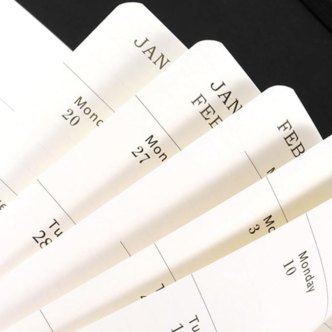 2025 Planner - Weekly & Monthly Planner 2025, Jan. 2025 - Dec. 2025, 5.12"x 8.25", Faux Leather Cover, Pen Loop, Elastic Band, Inner Pocket, Bookmarks, Note Pages, Perfect Organizer