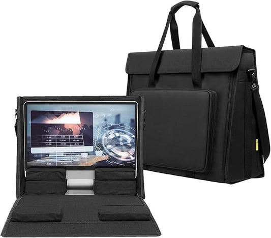 21 / 24 inch lcd screen computer Tote Bag Compatible with iMac Desktop Monitor Computer Bag Travel Storage Bag Carrying Bag with Shoulder Strap ( 21-24 inch monitor bag )