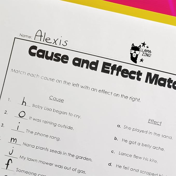 Llama Stamp / 2000 Plus Self Inking Teacher Cute Animal Reward Stamper / 9/16" Small Black Llama-zing Imprint Planner Worksheet Stamp