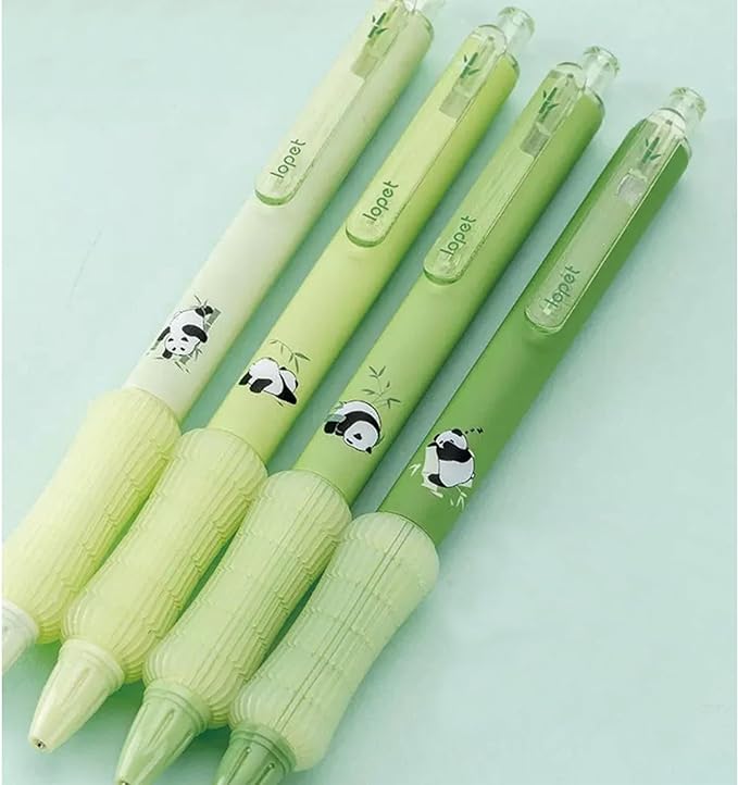 4 Pcs Mechanical Pencils 0.5mm Cute Panda Mechanical Pencil Kawaii Cartoon Pencils School Pencil for Kids Students Girls Women (4Pcs Panda)