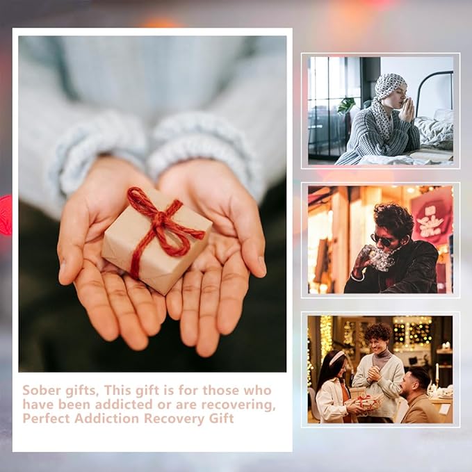 3 Year Sober Gifts for Men, Sobriety Gift for Men Women, Sober Recovery Alcoholics Recovering Gift, Sober Gifts for Loved One in Recovery, 3 Year Sober Anniversary gift-DB18
