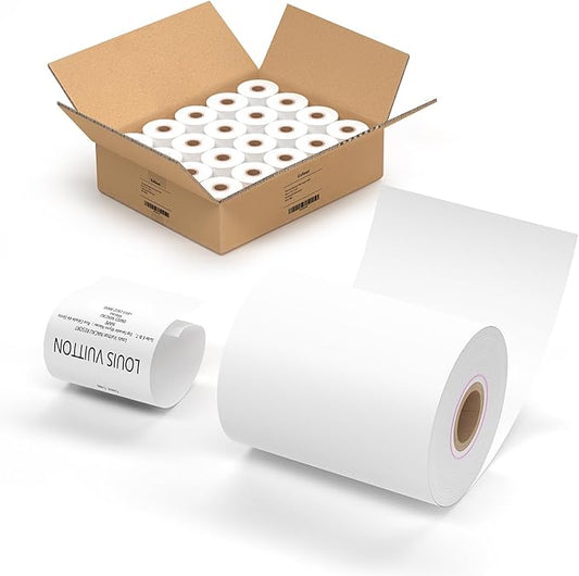 20 Rolls 2 1/4" x 85' Thermal Paper Cash Register POS Receipt Paper Fits for Most Credit Card Terminals