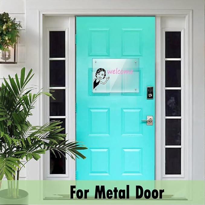 Acrylic Note Board Refrigerator Dry Erase Board Magnetic Clear 15”x11 Includes 4 Dry Erase Markers