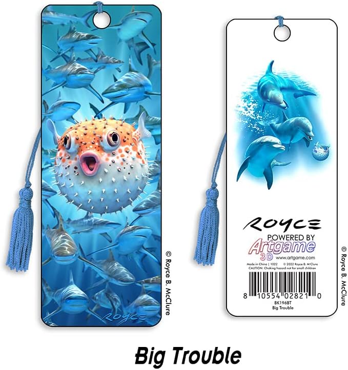 3D Bookmarks Featuring The Artwork of Royce B Mcclure (Big Trouble)