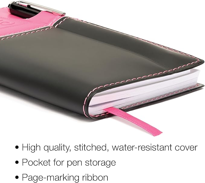 2025 Pocket Planner/Pocket Calendar and Pen, 3.5"x6": Includes 14 Months (November 2024 - December 2025) / 2025 Weekly Planner/Weekly Agenda/Monthly Calendar Organizer (Pink/Black)