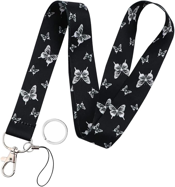 Yiflin Cute Neck Lanyard for Keys, Wallet, Id Card Holder, Cool Keychain Lanyard for Women, Men, Teacher