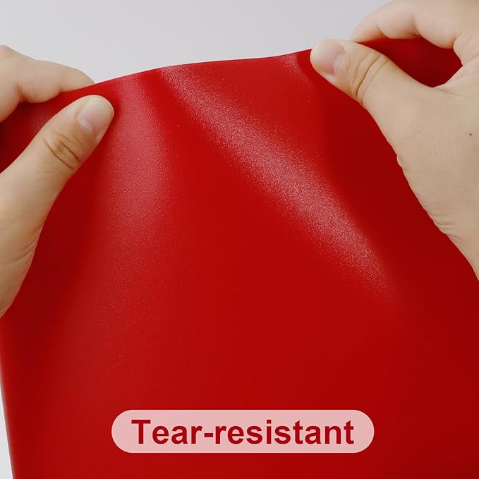 12-Pack Plastic Folders with Pockets,2-Pocket Poly Folders Holds 8-1/2" x 11" Paper for School/Office/Home, Red