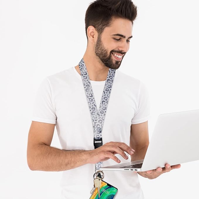 Yiflin Cute Neck Lanyard for Keys, Keychain, Wallet, ID Card Holder, with Quick Release Buckle