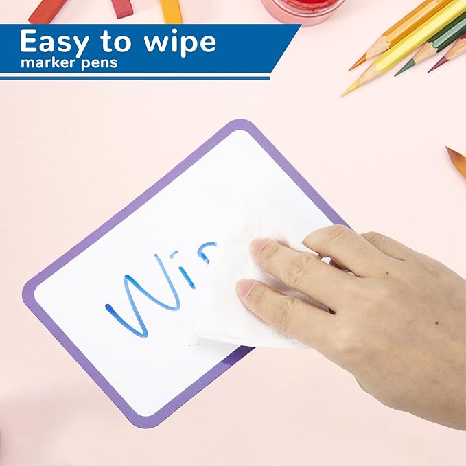 120 Pcs Dry Erase Index Cards Notecards Blank Reusable Flash Cards Sheets Game Cards Study Business Note Cards for School Office Housework Taking To Do List (Multicolor, 3×5 Inch)