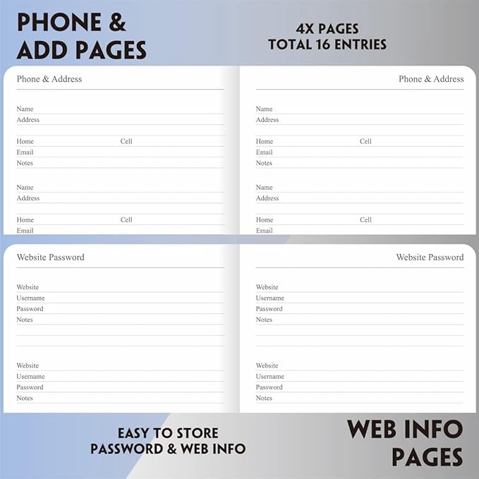 2025 Planner - Weekly and Monthly Planner Jan to Dec 2025, Holidays, Contacts and Notes Pages, Vegan Leather Cover, Elastic Closure, 5.5”x8.25”, Rose Gold