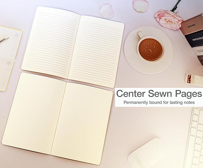 24 Pack A5 Kraft Notebook,Blank Pages - 60 Pages (30 Sheets),Sketch Book bulk, 8.3”x 5.5”Small Kraft Notebook