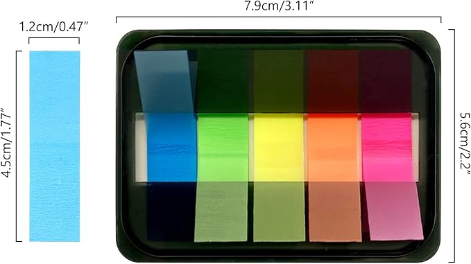 300PCS Sticky Index Tabs, Transparent Sticky Page Markers Notes, Book Markers, Sticky Note Tabs, Page Tabs, Label Stickers, Small Pop Up Post Tabs Flags Stickers