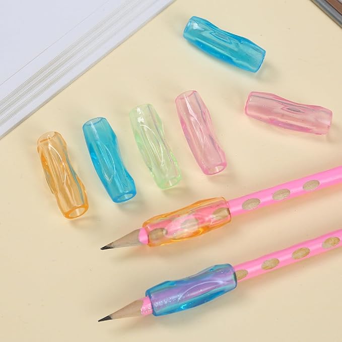 12 PCS Grips for Pencil, Grips for Pencil for Kids Handwriting, Pencil Holder for Kids, Pen Grip