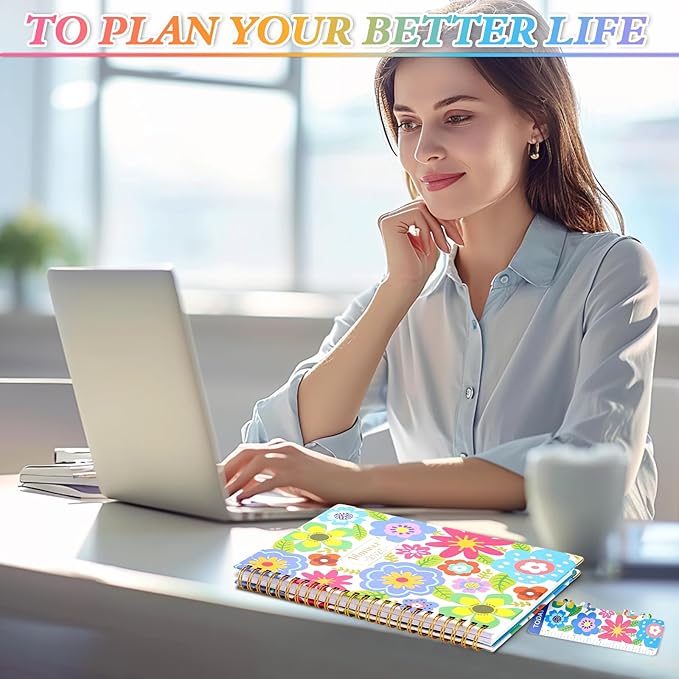 2025 Planner - 2025 Planner Weekly and Monthly, Jan.2025 - Dec.2025, Hardcover 2025 Planner Monthly with Tabs, 6.2" x 8.5", Strong Twin-Wire