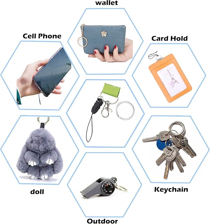 Yiflin Cute Neck Lanyard for Keys, Keychain, Wallet, ID Card Holder, with Quick Release Buckle