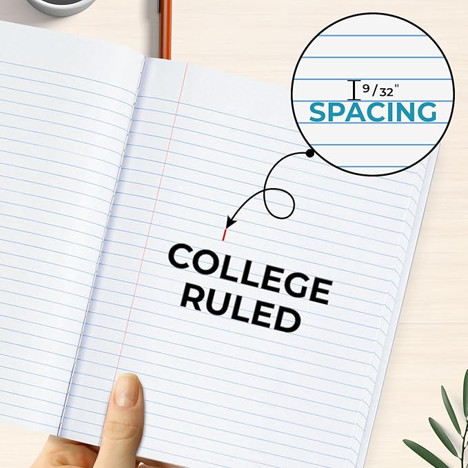 2000 Pack (Pallet) Composition Notebooks Bulk, College Ruled, Full Pallet of Notebooks, 200 Pages (100 Sheets), 9-3/4 x 7-1/2, Bulk Notebooks for School, College & Office, 4-7 Days Transit